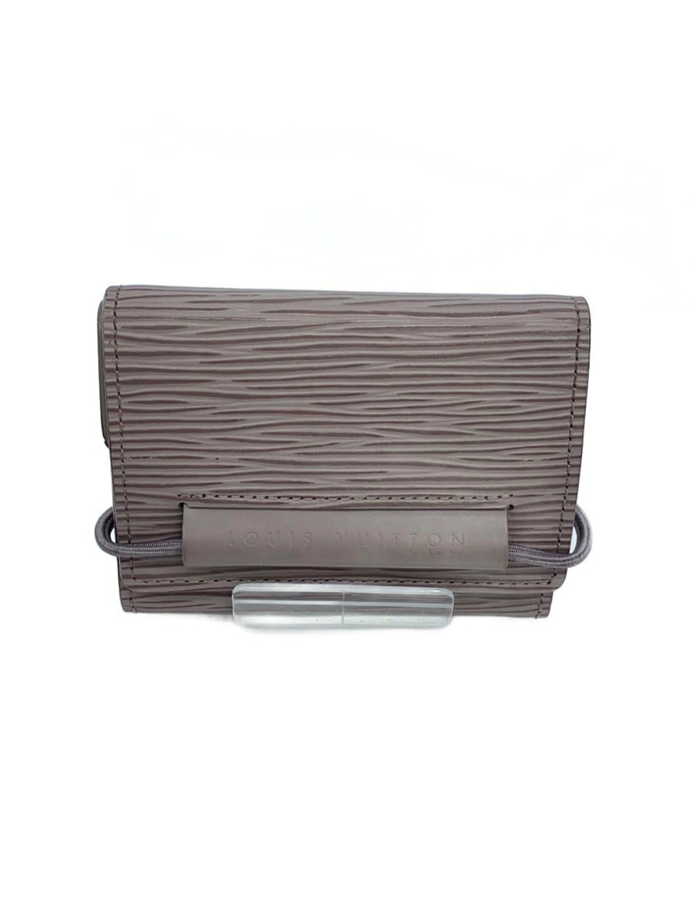 LOUIS VUITTON Porte Wallet Cartes de Transport Epi Leather Purple